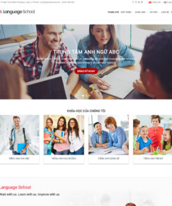 Thiết kế website trung tâm anh ngữ