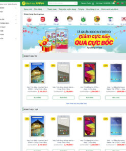 Thiết kế website wordpress bách hóa xanh