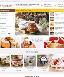Thiết kế website tiệm bánh ngọt