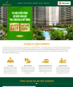 Mẫu web Bất động sản 20