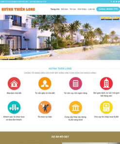 Thiết kế website bất động sản 02
