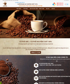 Thiết kế website bán cà phê