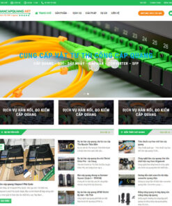 Thiết kế website hàn cáp quang