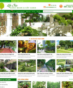 Thiết kế website bán cây xanh