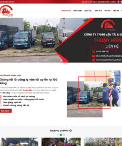 Thiết kế website wordpress dịch vụ chuyển nhà