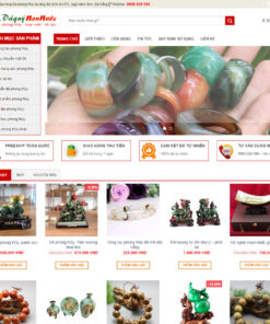 Thiết kế website bán đá quý