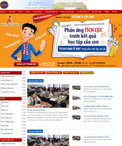 Thiết kế website trung tâm gia sư