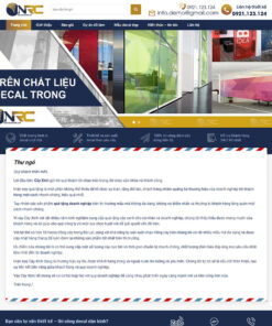 Thiết kế website bán decal