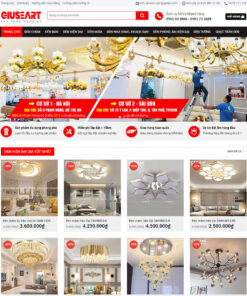 Thiết kế website wordpress bán đèn trang trí
