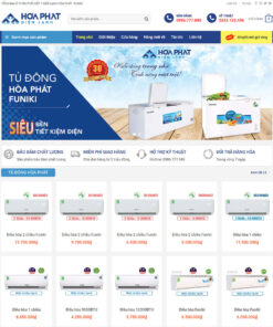 Thiết kế website wordpress điện lạnh