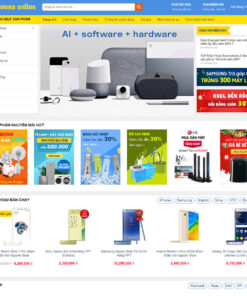 Thiết kế website điện máy xanh