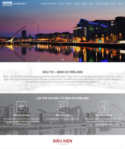 Thiết kế website wordpress landing page định cư