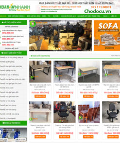 Thiết kế website bán đồ cũ