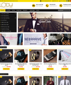 Thiết kế webstie bán đồ nam