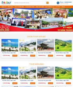 Thiết kế website wordpress du lịch cao cấp 07