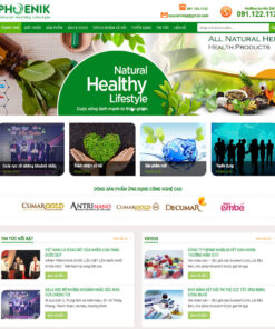 Mẫu web bán dược phẩm