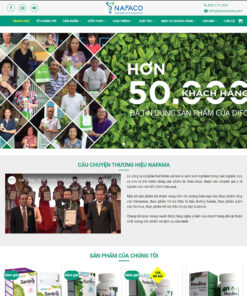 Thiết kế website Wordpress dược phẩm 03