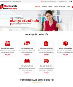 Thiết kế website kế toán 02