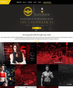 Thiết kế website phòng tập Gym
