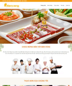 Thiết kế website nhà hàng ẩm thực
