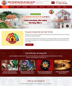 Thiết kế website wordpress khóa học phong thủy