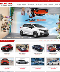 Thiết kế website wordpress bán xe honda