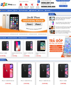 Thiết kế website wordpress bán iphone