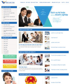 Thiết kế website wordpress công ty kế toán