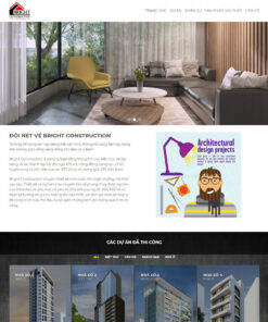 Thiết kế website công ty kiến trúc
