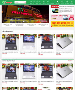 Thiết kế website wordpress bán laptop 01