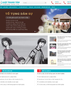 Thiết kế website wordpress công ty luật 01