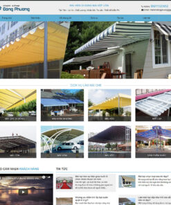 Thiết kế website giới thiệu mái hiên