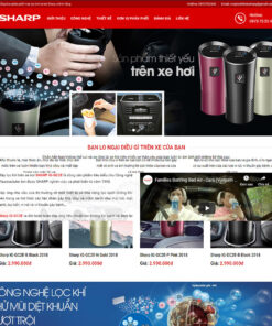 Thiết kế website bán máy lọc khí