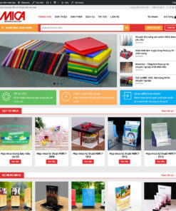 Thiết kế website bán sản phẩm Mica