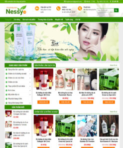 Thiết kế website Mỹ phẩm 2
