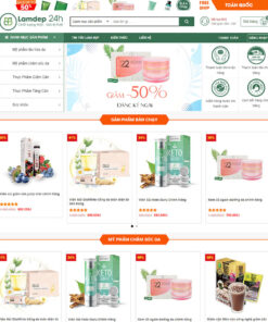 Theme wordpress mỹ phẩm 09