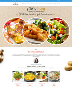 Thiết kế website nhà hàng 02