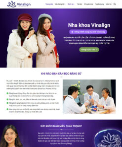 Thiết kế website wordpress nha khoa 01