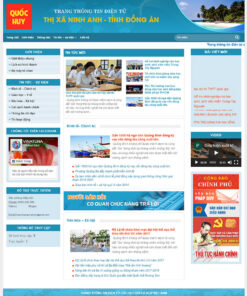 Thiết kế website cơ quan đoàn thể 01