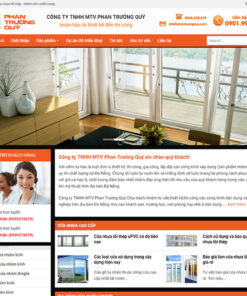 Thiết kế website bán nhôm kính