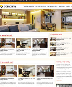 Mẫu web nội thất 07
