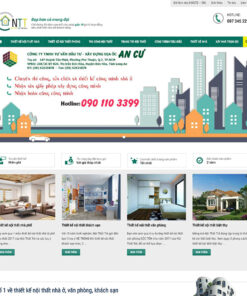 Web công ty kiến trúc - xây dựng