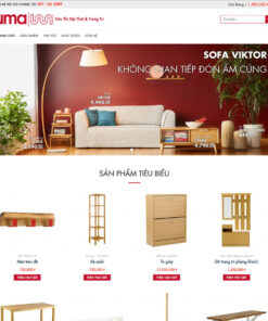 Thiết kế website nội thất xinh