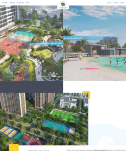 Thiết kế website wordpress bất động sản ocean park
