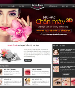 Thiết kế website dịch vụ phun xăm