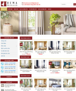 Thiết kế website wordpress bán rèm cửa