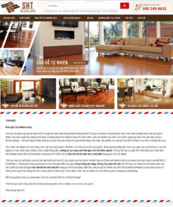 Thiết kế website wordpress bán sàn gỗ