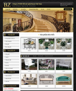 Thiết kế website wordpress dịch vụ sắt mỹ nghệ
