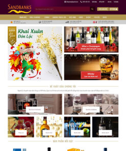Thiết kế website website Shop rượu