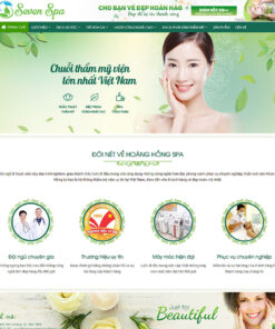 Thiết kế website Spa 01